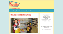Desktop Screenshot of glenallensupermarket.com