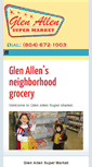 Mobile Screenshot of glenallensupermarket.com